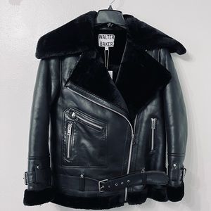 Walter Baker Leather Biker Jacket